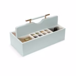 SortWithStyle Luxury Aqua Skincare Organizer side-view